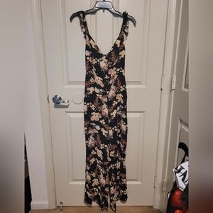 Zara Floral Wide Leg Jumpsuit